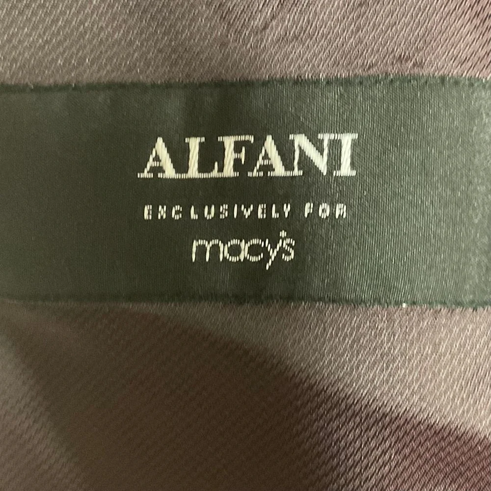 Alfani Men's Macy's Exclusive Wool Sport Coat‎ Blazer Jacket Gray Size 44L Work